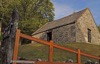 Bothy by gate